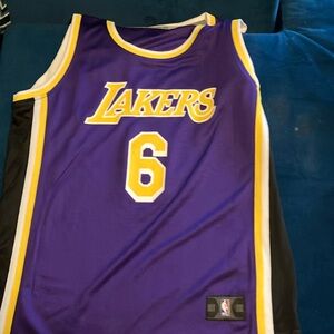 Boys authentic Lakers Jersey